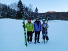 スキークロスの湯本祐太郎選手、後村茜選手を応援しています